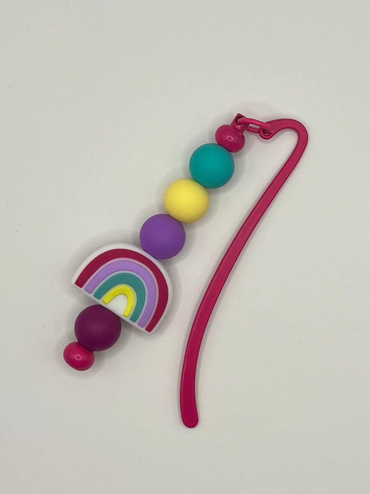 Rainbow Beaded Bookmark